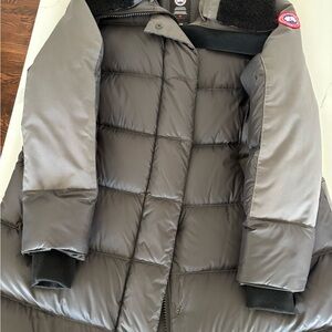 Canada Goose Gray Quilted Ski Jacket